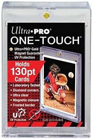 5 Ultra Pro 130pt Magnetic One Touch Card Titulares 81721 - Cabe cartões de até 130 pontos de espessura