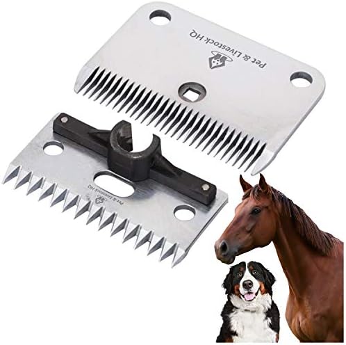 Pet & Livestock HQ Professional Dog Helfing Clippers para camadas grossas + 1 lâmina extra