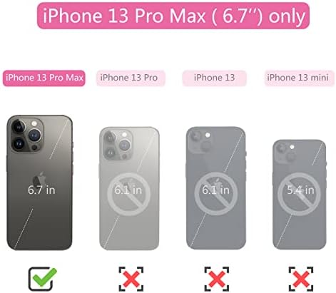 Protetor de tela Lidisanita para iPhone 13 Pro Max [Display de 6,7 polegadas] 2021, com 2 pacote de filme de vidro temperado