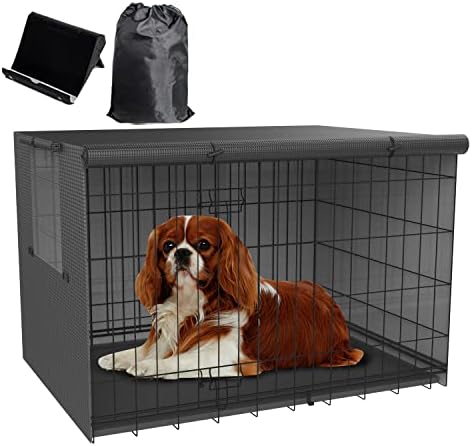 Caixa de caixas FIXA para 24 30 36 42 48 polegadas, covers de caixa de cães 36 polegadas, capa para caixas de cachorro, capa de canil