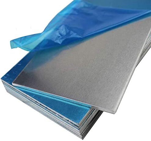 Folha de placa de alumínio Zeroobegin, alumínio puro, para maquinabilidade e soldabilidade DIY Parte, espessura: 0,4 mm, largura 400mm
