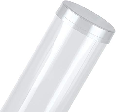 Capas de plástico transparente - Campa transparente de plástico esclarecida [PCC] - Para Cleartec 2-1/8 Tubos MOCAP PCC2.125