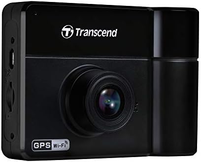Transcend Drive DrivePro 550 Lente dupla Dash Dash Dashcam TS-DP550B-64G, Black