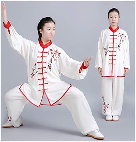 Bordado à mão Unisisex tai chi algodão algodão chinês kung fu artes artes