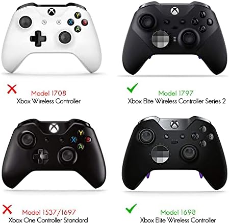 Tomsin Xbox Elite Controller Series 2 Paddles, 4 PCs Peças de aço inoxidável de metal para Xbox One Elite 2 Controller, Xbox Controller