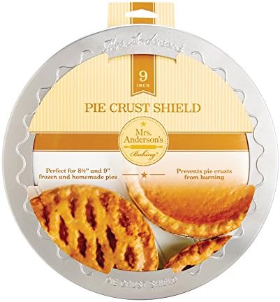 Sra. Anderson Baking Pie Crust Protector Shield, se encaixa nas placas de 9 polegadas