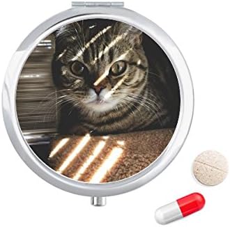 Animal Cat Ray Photos Shoot Case Pocket Pocket Medicine Storage Recipler Dispenser