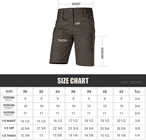 Soldado gratuito Mens para caminhada shorts de carga leves leves shorts táticos casuais shorts esticados secos para pescar viagens