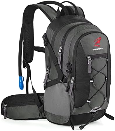 Mochila Sharkmouth Hydration Pack - Mochila isolada com bexiga de água de 2.5L para caminhada, corrida, acampamento, ciclismo