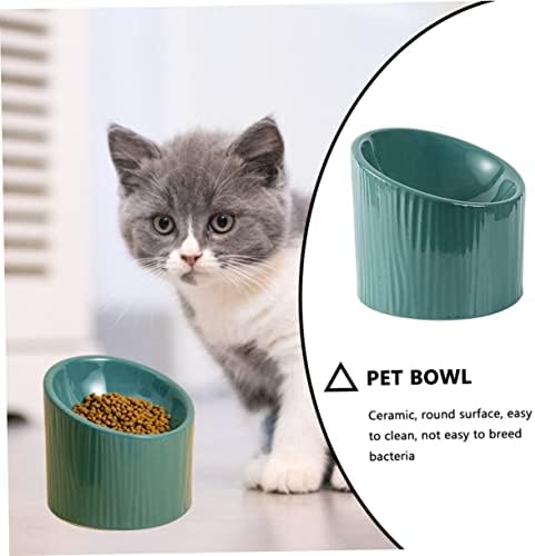 Holibanna 1pc Cat Rice Bowl Cato Aguaridor de gato elevado alimentador de gato levantado tigela de gato tigela de