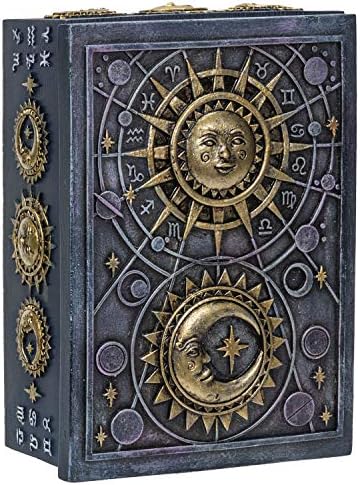 Fortuna ebros dizendo a astrologia Belenos Sun e Selene Moon Wicca Tarô Cartões de Tarô Decorativo Armazenamento de