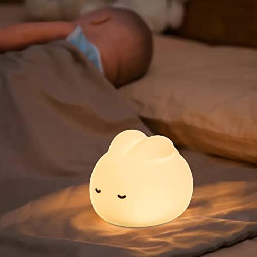 Lâmpada Kawaii Bunny para crianças ， Baby Nursery
