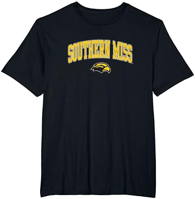 Sul do Mississippi Golden Eagles Arch Over Black T-Shirt