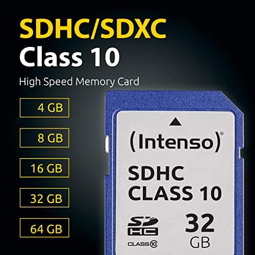 Intenso em alta velocidade 32 GB Classe 10 SDHC