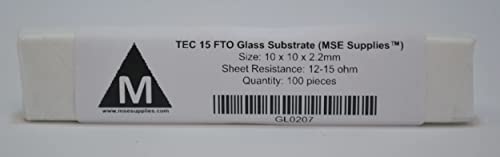 2,2 mm 12-15 ohm/sq FTO TEC 15 substratos de vidro revestidos
