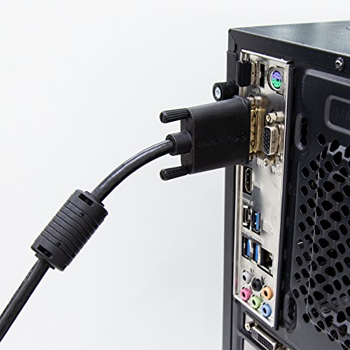 Cable importa o cabo DVI para DVI com ferritas 6 pés
