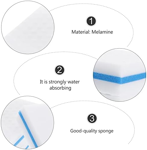 Inoomp 30 PCS Sponge de lavagem de louça de esponja de três camadas de esponja de cozinha reutilizável esponja