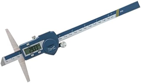 SMANNI 0-200 mm de profundidade digital Profundidade de aço inoxidável Profundidade Digital Vernier Paliper Paquimetro Micrometro Medição