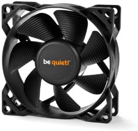 fique quieto! Asas pura 2 80mm, bl044, ventilador de refrigeração, preto