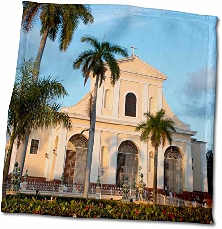 3drose Caribbean, Cuba, Trinidad. Iglesia parroquial de la Santisima. - Toalhas