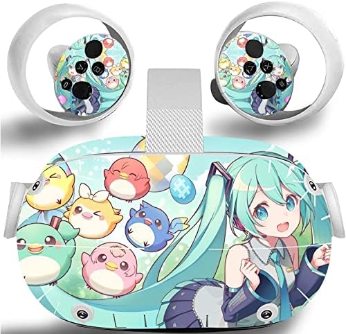 Hatsune Miku - Oculus Quest 2 Skin VR 2 Skins Headsets and Controllers Sticker Protetive Decal