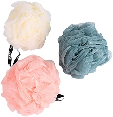 Esponjas de banho de 3pcs de banho para esponjas de chuveiro para mulheres limpando o lavador de lavador de lavador de esponja