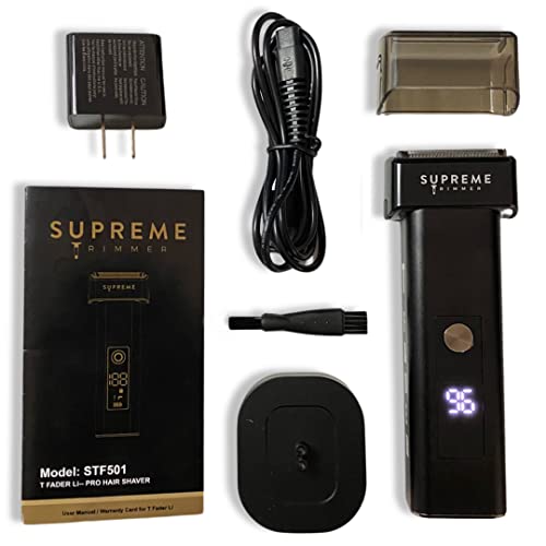 Supremo Trimmer Complete Helfing Kit Men Clipper, Trimmer & Shaver + Cabelo Extra e Grip de Clipper