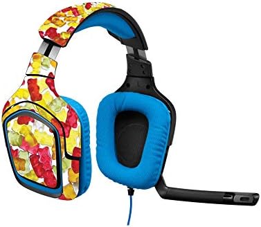 MightySkins Skin Compatível com fone de ouvido Logitech G430 Gaming - Gommy Bears | Tampa protetora, durável e exclusiva do encomendamento