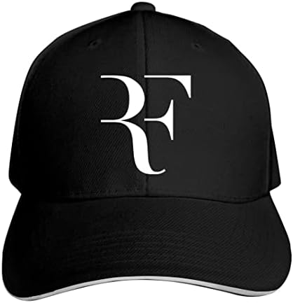 Roger Federer Hat Hat Hat Womens Chapéu de Caminhão Unisex Trucker clássico Sandwich Baseball Caps Chapéus
