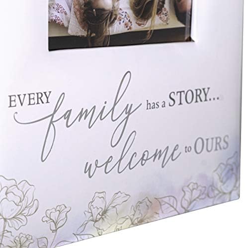 Malden International Designs 2 Up 4x6 Foto Álbum com a área de escrita de memorando Toda família tem uma história bem -vinda ao nosso