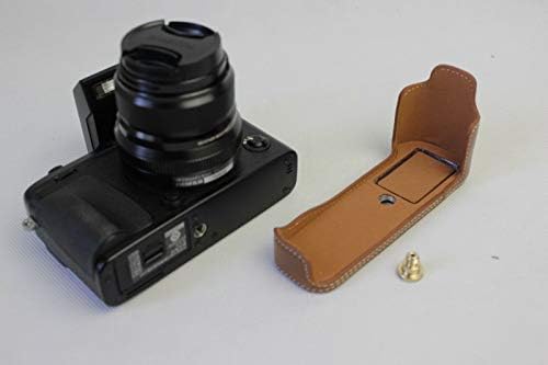 Capa de bolsa de meia câmera de couro PU para fujifilm fuji x-e3 xe3