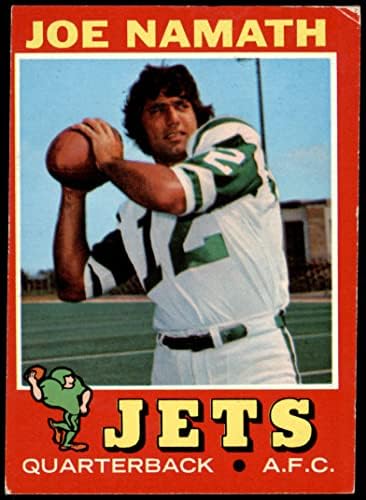 1971 Topps # 250 Joe Namath New York Jets VG Jets