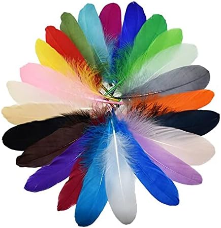 ZAMIHALAA 10/100PCS POLO HUSTO FEETHERS DIY PENHAS PARA JOIXAS FAZENDO DE JOIXAS CATAÇÃO DE CASAMENTO PLUMAS ACESSÓRIOS 13-20CM