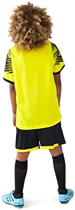 Param de equipes de futebol masculinas de futebol masculinas de futebol de futebol de 6 a 12 garotos camisas e shorts de meninos