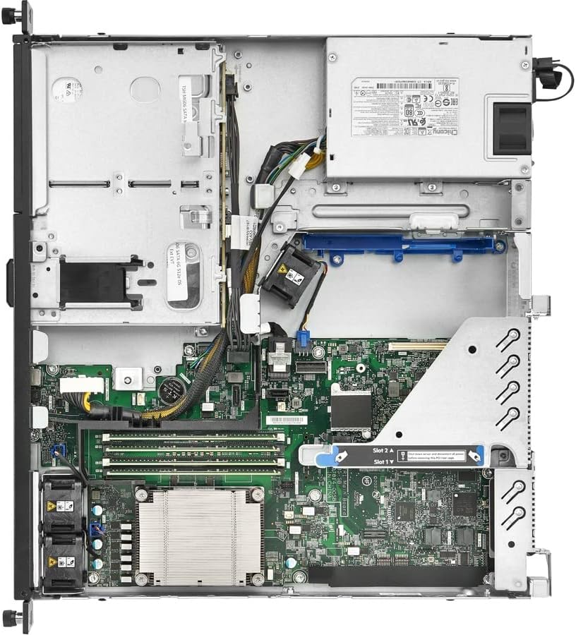 HPE Proliant DL20 G10 Plus 1U Rack Server - 1 x Intel Xeon E -2314 2,80 GHz - 8 GB RAM - Controlador ATA serial - Intel C256 Chip - 1 Suporte ao processador - Suporte à RAM de 128 GB - Matrox G200 até 16 MB gra