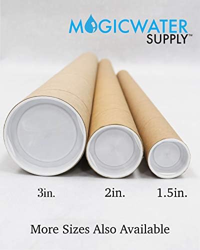 Magicwater Supply 1,5 polegadas x 9 polegadas, tubos de correspondência com tampas