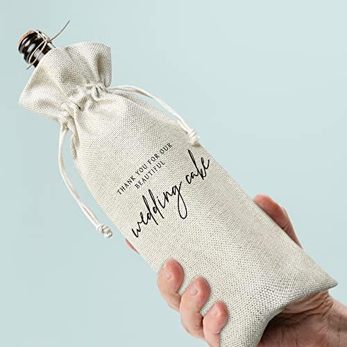 Bolsa de vinho para presentes de casamento - combina bem com o casamento, presente de noivado para casais, presente para