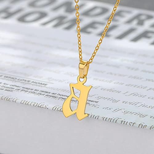 Oyalma minúsculo colar de letra inicial para mulheres colar de letra minúscula colar jóias de glamour de gargantilha de ouro 28714