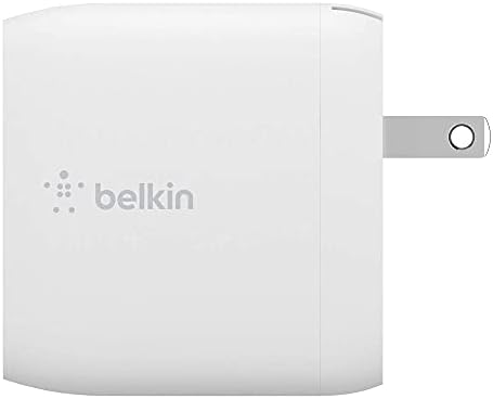 Belkin Cabo USB-C de 3,3 pés, Boost cobra USB-C para o cabo USB, cabo USB tipo C e porta de parede USB de 24W de 24W-carregamento rápido do iPhone-Bloco de carregamento USB para banco de energia