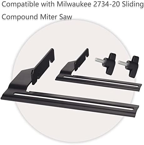 43-98-0295 Stop da coroa com parafusos compatíveis com Milwaukee 2734-20 serra de mitra composta deslizante, uso para 2734,