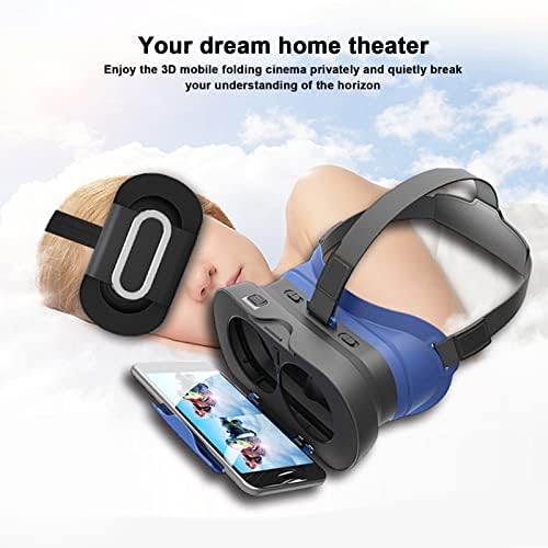 Fone de ouvido de óculos 3D VR - realidade virtual óculos fones de ouvido 3D de óculos, para filmes e videogames, óculos