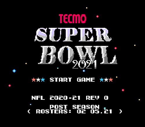 Tecmo Super Bowl 2021 Versão Video de videogame para NES…