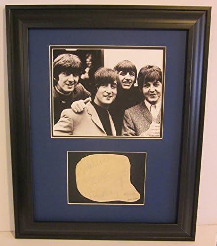 Cartão de assinatura dos Beatles Cutting