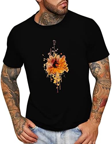 Camisetas de manga curta masculinas HDDK, 2022 Novo verão de impressão gráfica de impressão gráfica Camiseta casual da moda solta