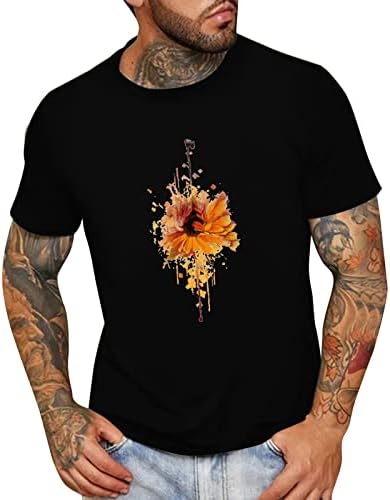 Camisetas de manga curta masculinas HDDK, 2022 Novo verão de impressão gráfica de impressão gráfica Camiseta casual da moda solta camiseta casual Tops