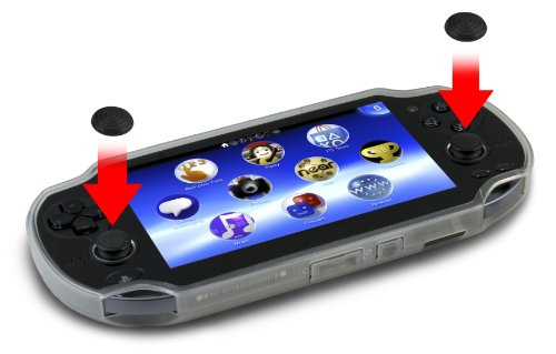 CTA Digital PS Vita TPU Bumper com almofadas extras