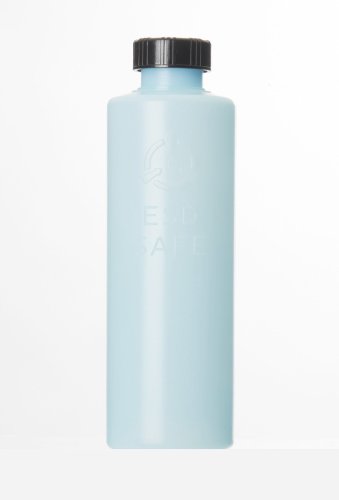 Caso de 50 - garrafa de armazenamento redondo com uma garrafa de tampa de ESD, dissipativa estática e azul. Resistividade média da superfície