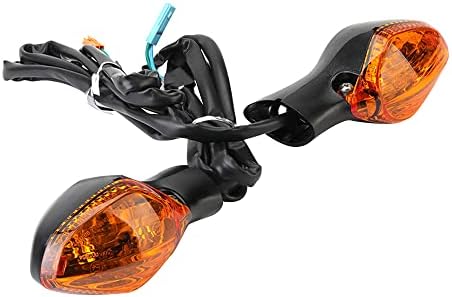 TOTMOX MOTOCYCLE LED SINGRO DE TURNA PARA TRANHA TRASEIRA, lente âmbar/fumaça, luz âmbar compatível com Honda CBR400R, CB 400F,