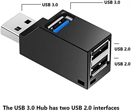 LMMDDPP USB 3.0 Adaptador de cubo Extender Mini Splitter Box para PC Laptop Telefone Celular High Speed ​​U Reader