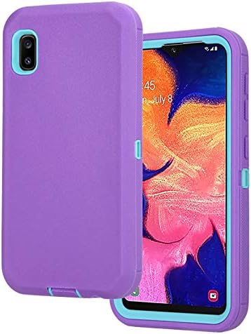 Aimoll-88 Galaxy A10E Caso, com [protetor de tela integrado] Tri-camada Tri-camada pesada Tampa de absorção de choque de